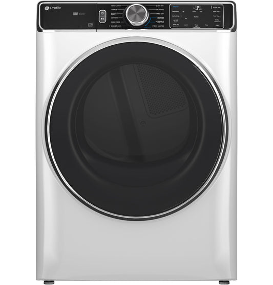 GE APPLIANCES PFD87GSSVWW GE Profile™ 7.8 cu. ft. Capacity Smart Front Load Gas Dryer with Steam and Sanitize Cycle White - PFD87GSSVWW
