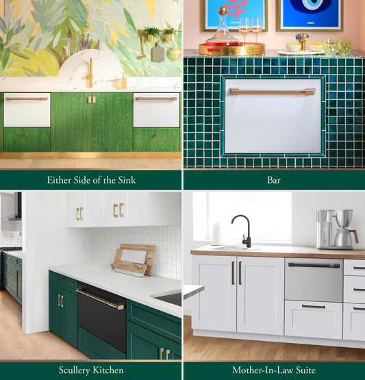 CAFE CDD220P4WW2 CAFé ENERGY STAR Smart Single Drawer Dishwasher White - CDD220P4WW2