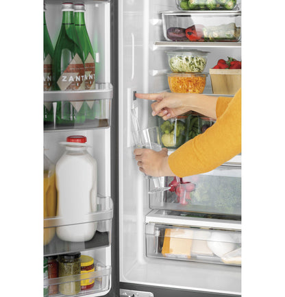 CAFE CWE19SP2NS1 CAFé™ ENERGY STAR® 18.6 Cu. Ft. Counter-Depth French-Door Refrigerator in Stainless Steel - CWE19SP2NS1