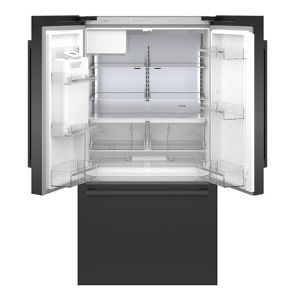 BOSCH B36CD52SNB 500 Series, French Door Bottom freezer, multi door, 36'', Black inox-antifingerprint, Total No Frost Black in Stainless Steel - B36CD52SNB