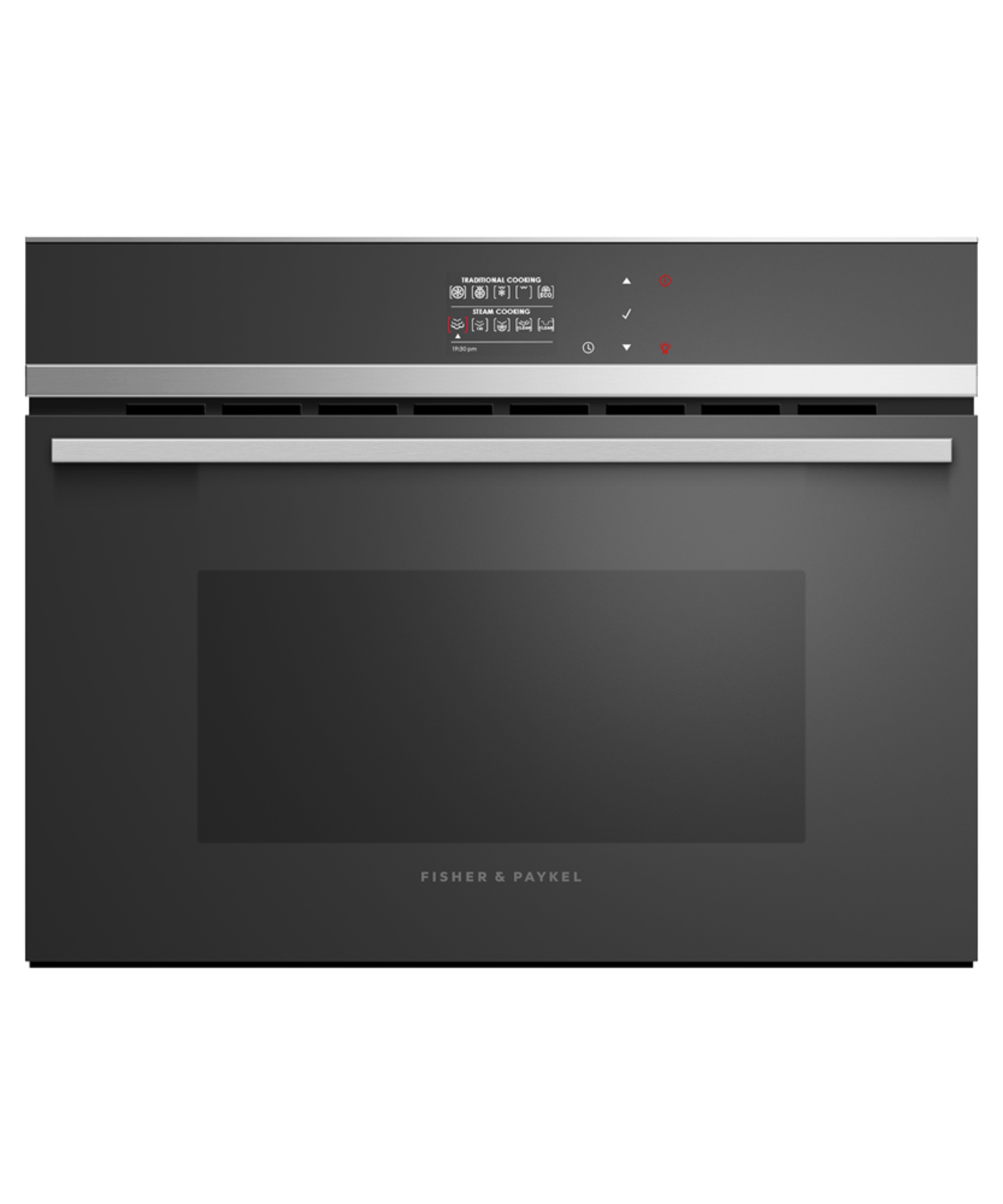 FISHER & PAYKEL OS24NDB1 24" Series 9 Contemporary Compact Combi-Steam Oven in Stainless Steel - OS24NDB1