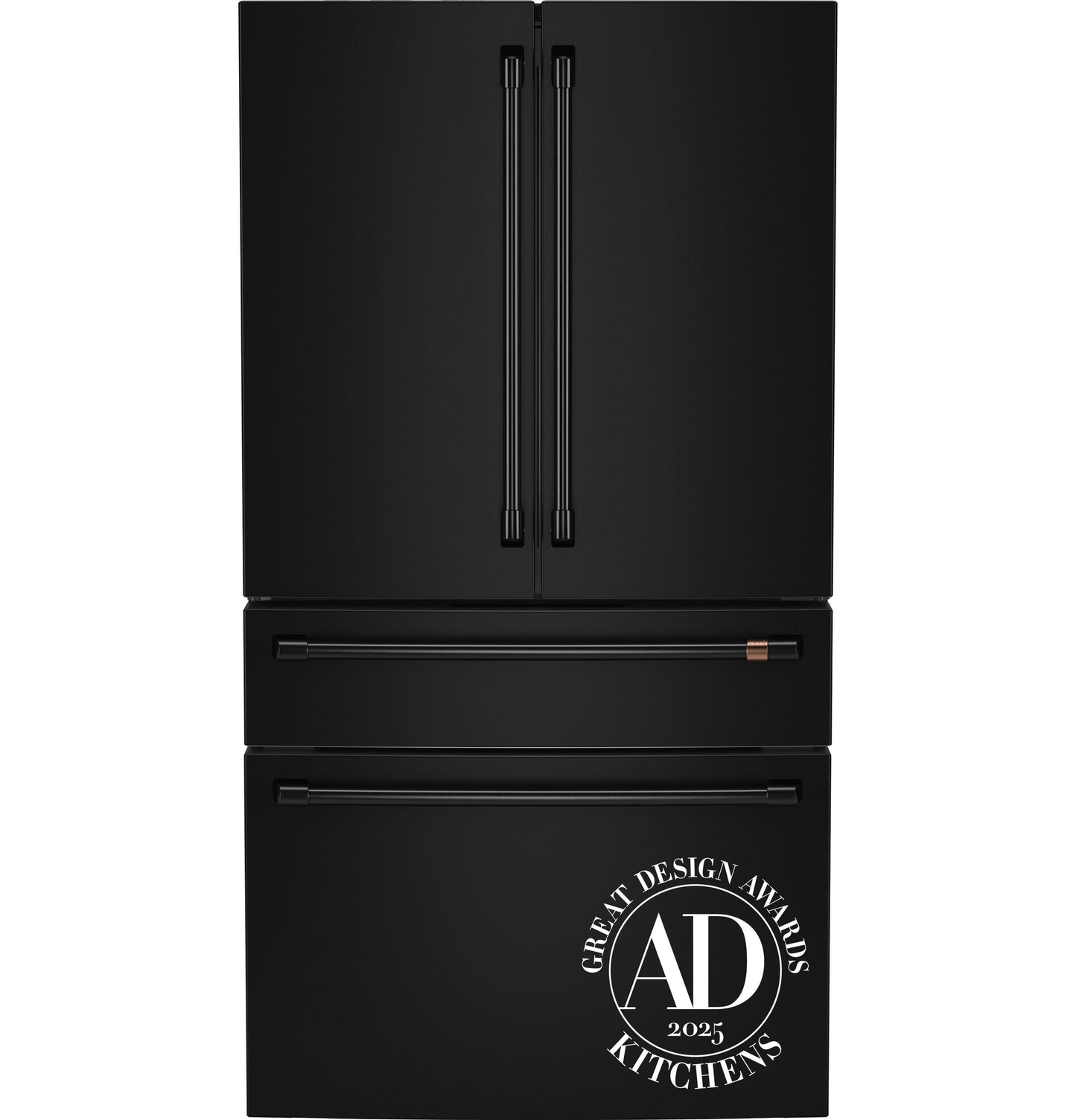 CAFE CJE23DP3WD1 CAFé™ ENERGY STAR® 23.2 Cu. Ft. Smart Counter-Depth 4-Door French-Door Refrigerator With Dual-Dispense AutoFill Pitcher Black - CJE23DP3WD1