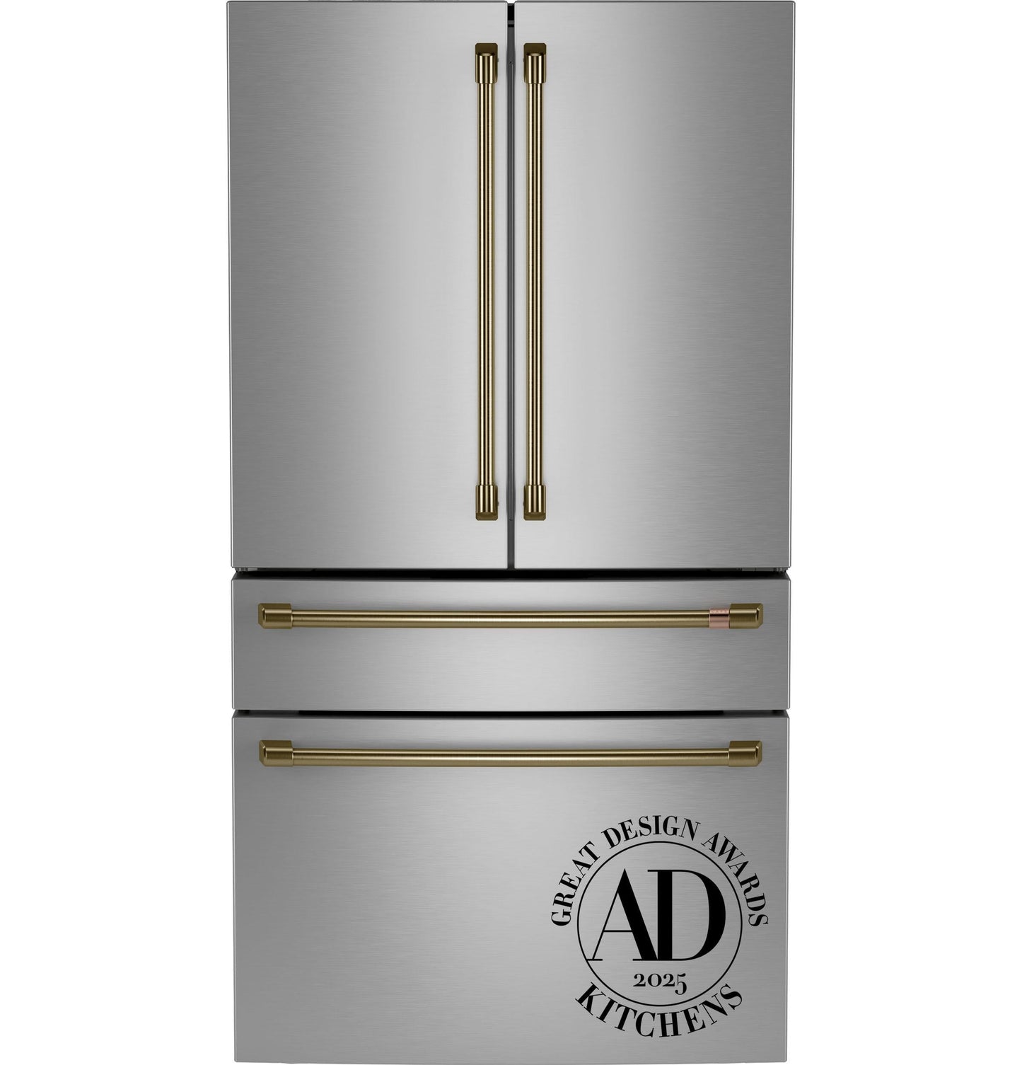 CAFE CJE23DP2WS1 CAFé™ ENERGY STAR® 23.2 Cu. Ft. Smart Counter-Depth 4-Door French-Door Refrigerator With Dual-Dispense AutoFill Pitcher in Stainless Steel - CJE23DP2WS1