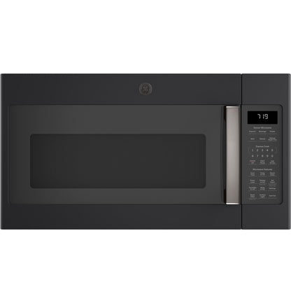 GE APPLIANCES 1.9 Cu. Ft. Over-the-Range Sensor Microwave Oven Black Slate - JVM7195FLDS