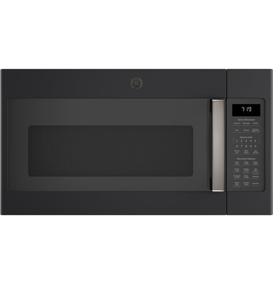 GE APPLIANCES 1.9 Cu. Ft. Over-the-Range Sensor Microwave Oven Black Slate - JVM7195FLDS
