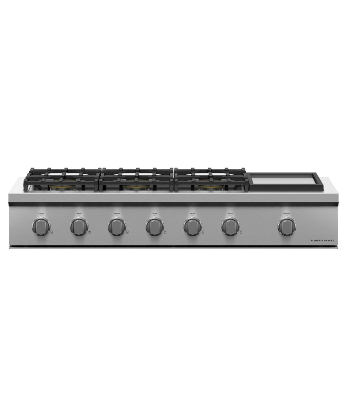 FISHER & PAYKEL CPV3486GDN 48" Series 9 6 Burner Gas with Griddle Rangetop in Stainless Steel - CPV3486GDN