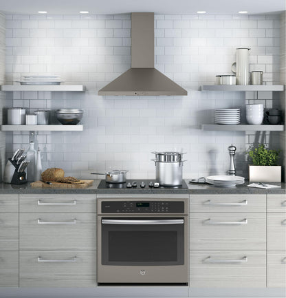GE APPLIANCES JVW5301EJES GE 30" Wall-Mount Pyramid Chimney Hood Slate - JVW5301EJES