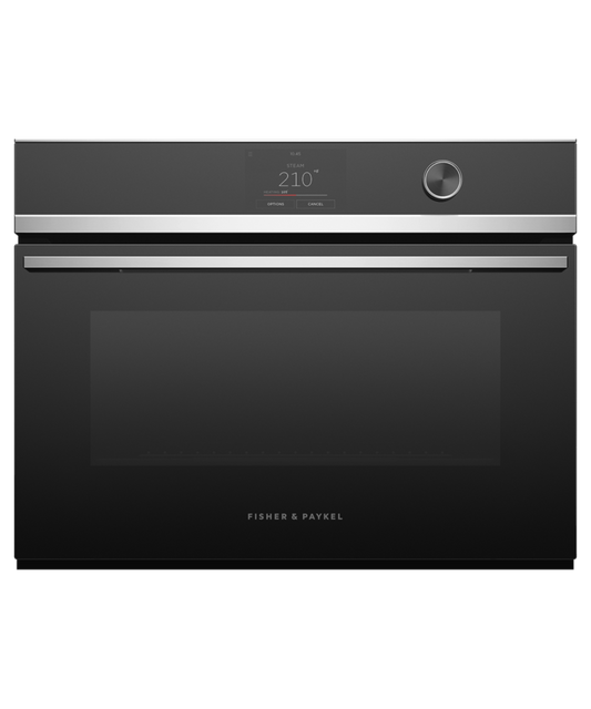 FISHER & PAYKEL OS24NDTDX1 24" Series 9 Contemporary Compact Combi-Steam Oven in Stainless Steel - OS24NDTDX1