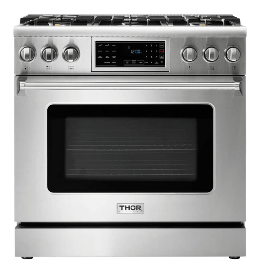 THOR KITCHEN TRG3601 Thor Kitchen 36-inch Tilt Panel Gas Range - Professional - Model Trg3601 - TRG3601