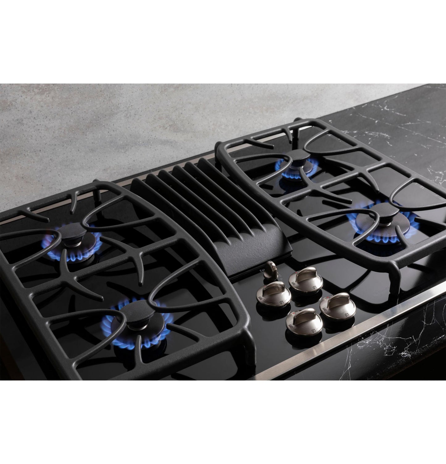 GE APPLIANCES PGP9830SRSS GE Profile™ 30" Built-In Gas Downdraft Cooktop in Stainless Steel - PGP9830SRSS