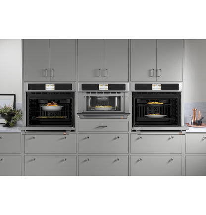 CAFE  27" Custom Speed Cook Oven with 120V Advantium Technology in Stainless Steel - CSB912P2VS1