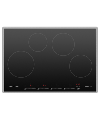 FISHER & PAYKEL CI304PTX4 30" Series 7 4 Zone Induction Cooktop Black - CI304PTX4