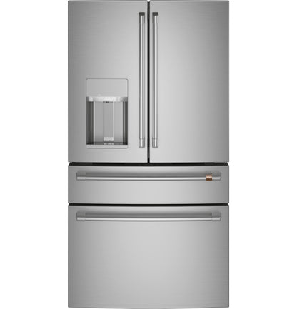 CAFE CVE28DP2NS1 CAFé™ ENERGY STAR® 27.8 Cu. Ft. Smart 4-Door French-Door Refrigerator in Stainless Steel - CVE28DP2NS1