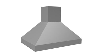 VENTAHOOD 42" 550 CFM Euro-Style Island Range Hood in Stainless Steel - EPIH18242SS
