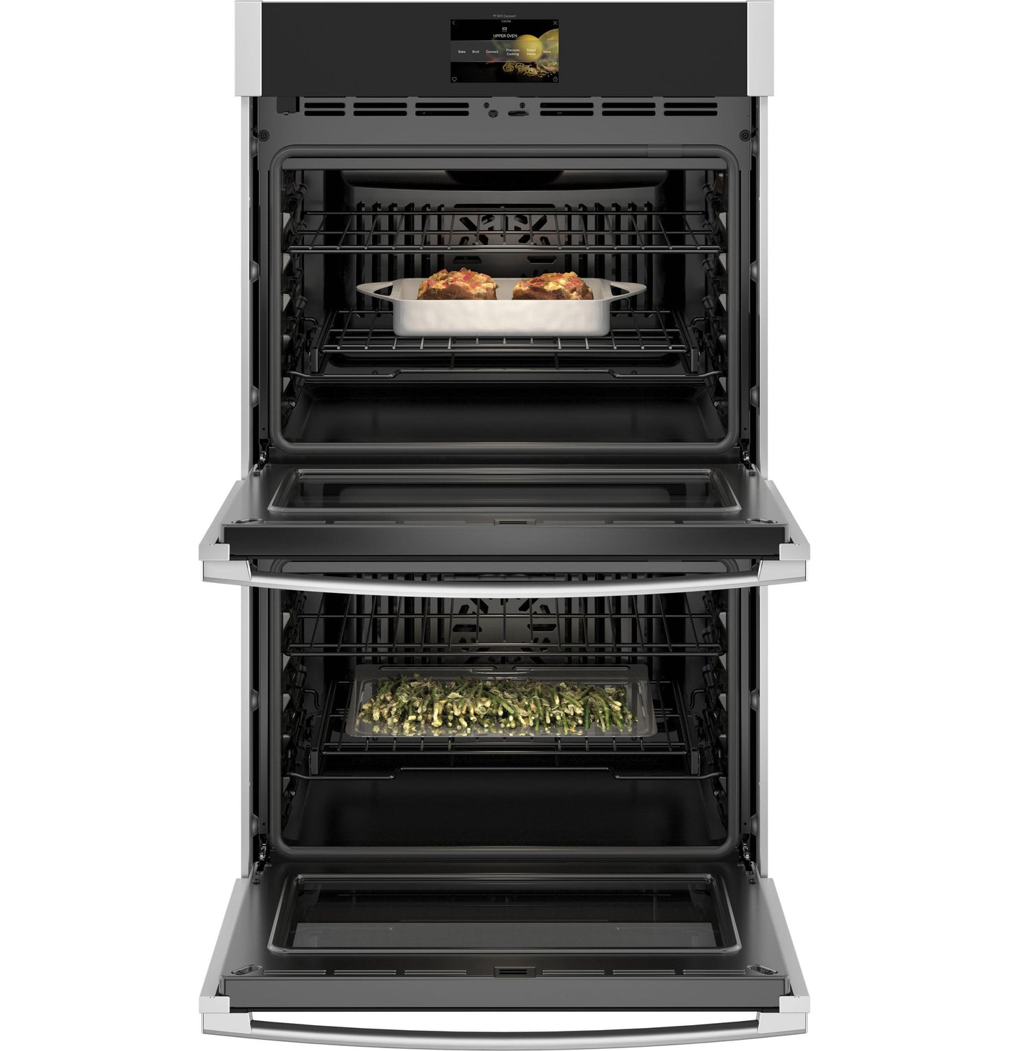 GE APPLIANCES PTD7000SNSS GE Profile™ 30" Smart Built-In Convection Double Wall Oven with No Preheat Air Fry and Precision Cooking in Stainless Steel - PTD7000SNSS