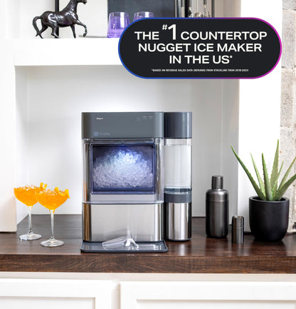 GE APPLIANCES Profile Opal 2.0 Nugget Ice Maker with Side Tank in Stainless Steel - XPIO13SCSS