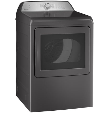 GE APPLIANCES PTD60GBPRDG GE Profile™ ENERGY STAR® 7.4 cu. ft. Capacity aluminized alloy drum Gas Dryer with Sanitize Cycle and Sensor Dry Gray - PTD60GBPRDG