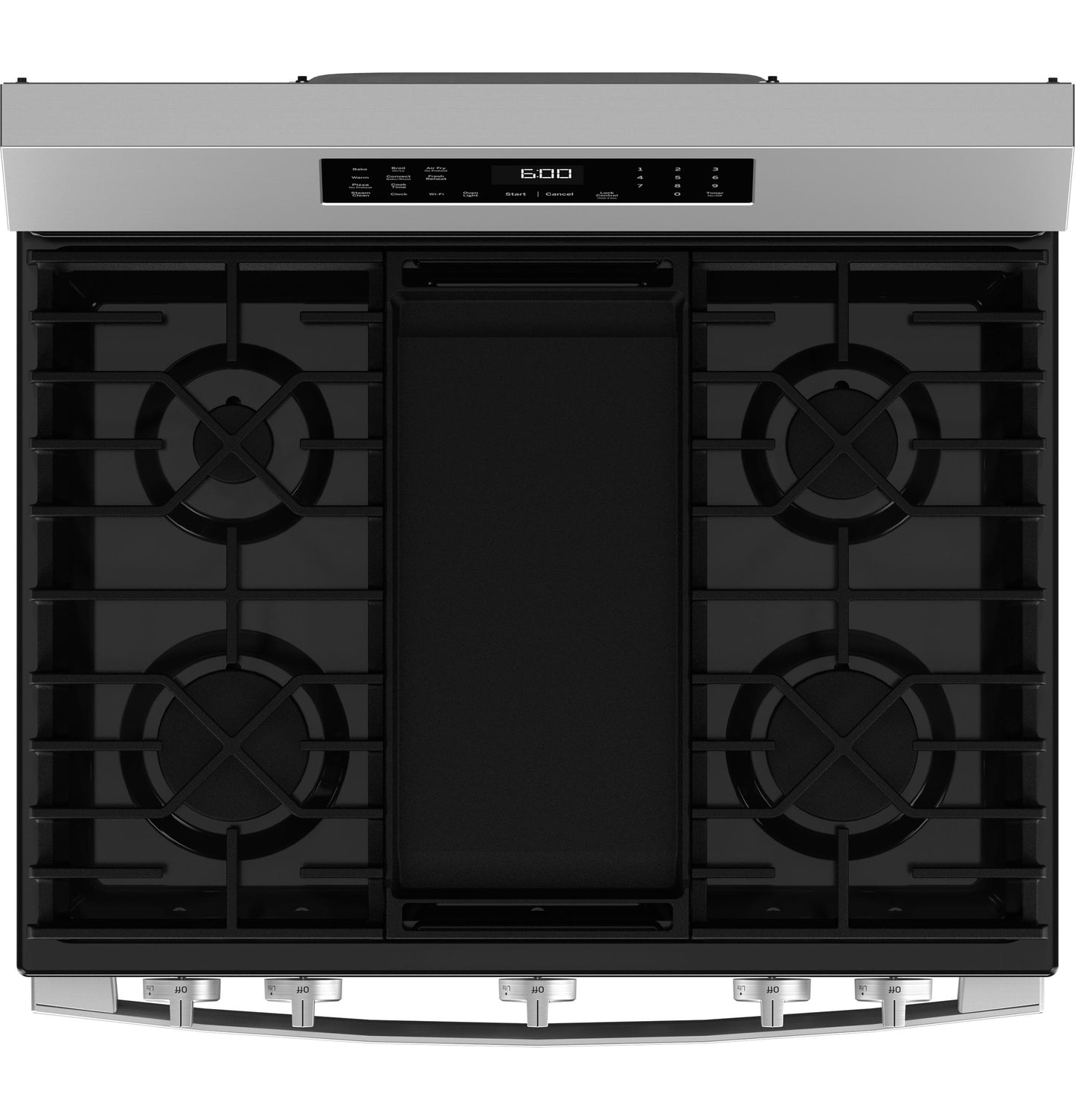 GE APPLIANCES GGF600AVSS GE® 30" Free-Standing Gas Convection Range with No Preheat Air Fry and EasyWash™ Oven Tray in Stainless Steel - GGF600AVSS