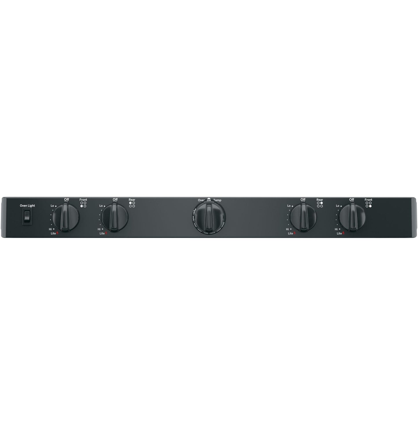 GE APPLIANCES GE 30" Free-Standing Front Control Gas Range Black - JGBS10DEMBB
