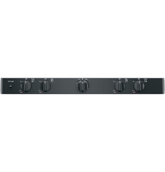 GE APPLIANCES GE 30" Free-Standing Front Control Gas Range Black - JGBS10DEMBB