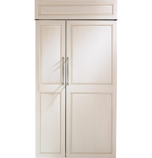 MONOGRAM Monogram 42" Panel-Ready Built-In Side-by-Side Refrigerator Custom Panel Ready - ZIS420NNII