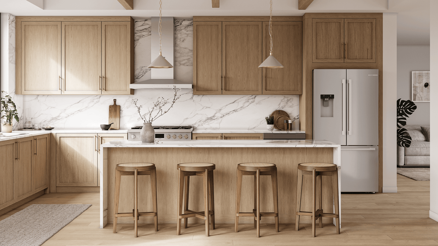 BOSCH B36CD52SNS 500 Series, French Door Bottom freezer, multi door, 36'', Brushed steel (with anti-fingerprint), Total No Frost in Stainless Steel - B36CD52SNS