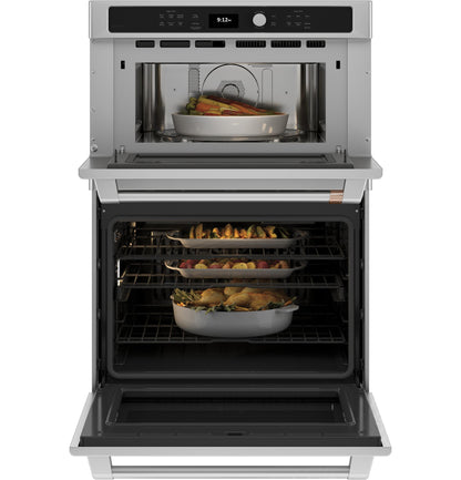 CAFE CTC912P2NS1 CAFé™ 30 in. Combination Double Wall Oven with Convection and Advantium® Technology in Stainless Steel - CTC912P2NS1