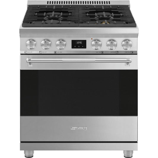 SMEG SPR30UGGX Range Stainless steel SPR30UGGX in Stainless Steel Look - SPR30UGGX