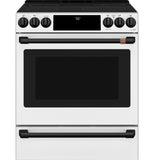 Café 30" Smart Slide-In, Front-Control, Radiant and Convection Range - CES700P4MW2