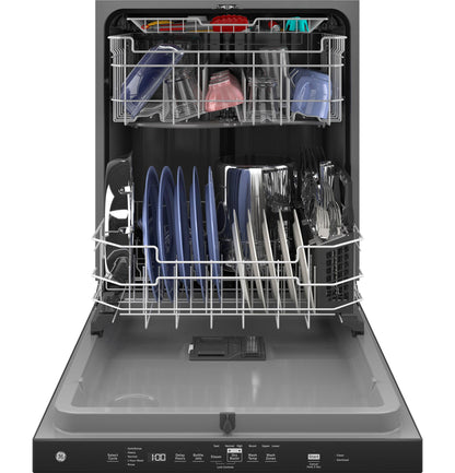 GE APPLIANCES GDP630PYRFS GE® ENERGY STAR® Top Control with Plastic Interior Dishwasher with Sanitize Cycle & Dry Boost in Stainless Steel - GDP630PYRFS