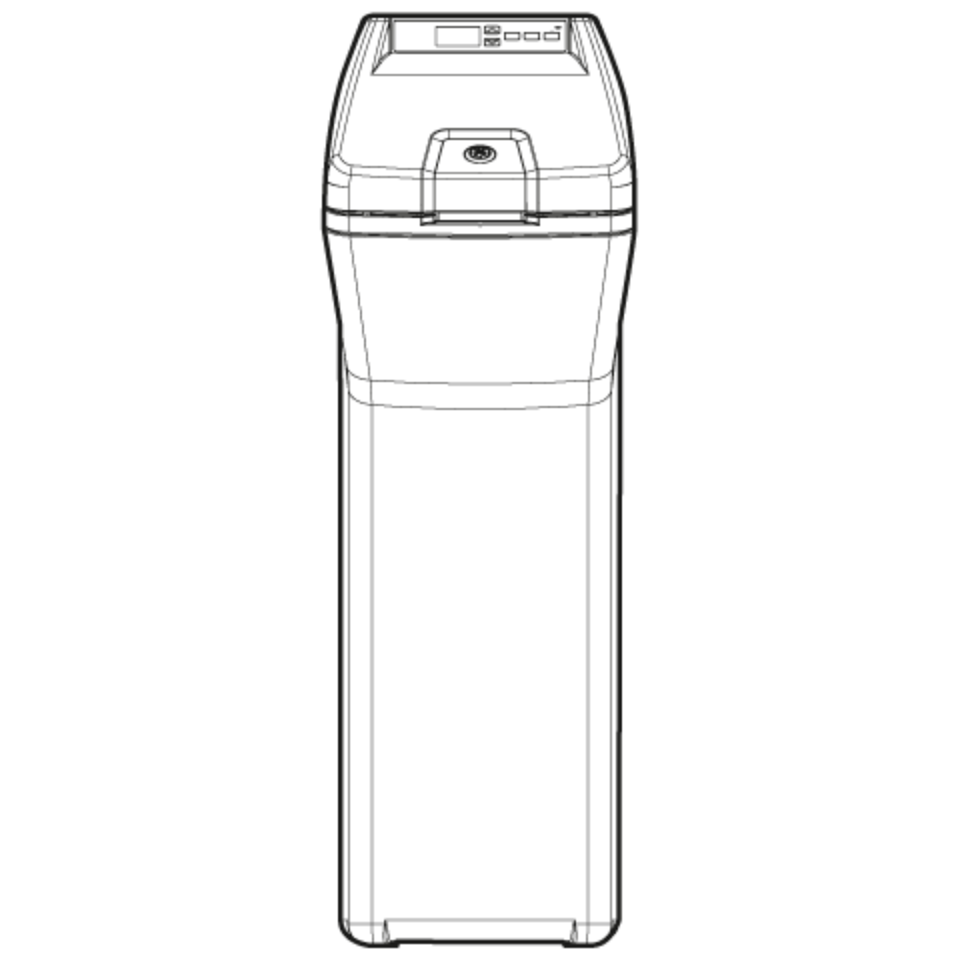 GE APPLIANCES GXSF30V GE® 30,000 Grain Water Softener White - GXSF30V