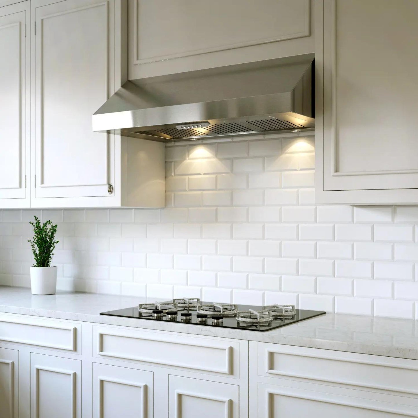 XO APPLIANCE XOT48KSE 48" 1000 CFM Italian Made Pro Hood Range Hood in Stainless Steel