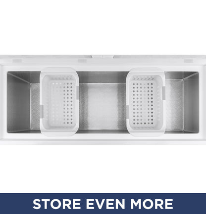 GE APPLIANCES 15.7 Cu. Ft. Manual Defrost Chest Freezer White - FCM16DLWW