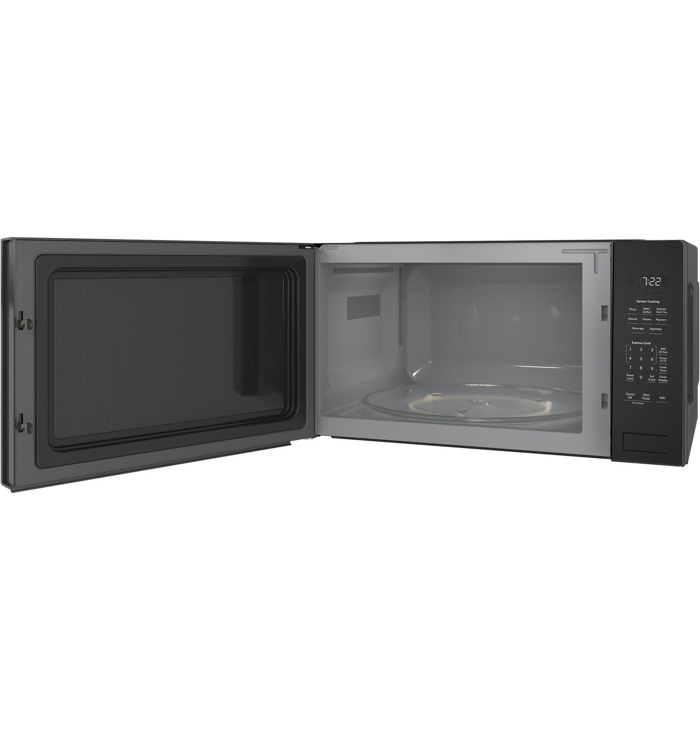 GE APPLIANCES PCWK22U1WDD GE Profile™ 2.2 Cu. Ft. Built-In Sensor Microwave Oven Gray - PCWK22U1WDD
