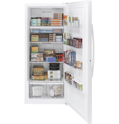 GE APPLIANCES FUF21DLRWW GE® ENERGY STAR® 21.3 Cu. Ft. Frost-Free Garage Ready Upright Freezer White - FUF21DLRWW