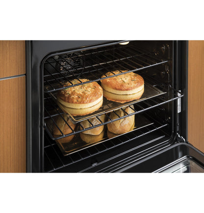 GE APPLIANCES GE Profile 30" Smart Slide-In Electric Double Oven Convection Fingerprint Resistant Range in Stainless Steel - PS960YPFS