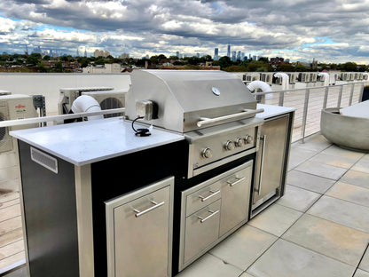 XO APPLIANCE XOGOK36V1GR Factory Assembled, Appliance Ready Designer Island Gray - XOGOK36V1GR