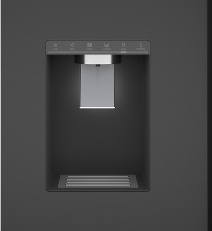 BOSCH B36CD52SNB 500 Series, French Door Bottom freezer, multi door, 36'', Black inox-antifingerprint, Total No Frost Black in Stainless Steel - B36CD52SNB