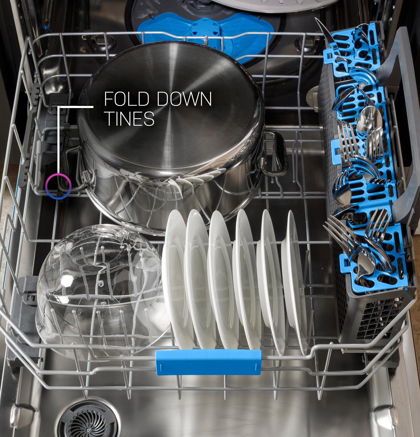 GE APPLIANCES PDT755SBVTS GE Profile™ ENERGY STAR Smart UltraFresh System Dishwasher with Microban™ Antimicrobial Technology with Deep Clean Washing 3rd Rack, 42 dBA Black in Stainless Steel - PDT755SBVTS