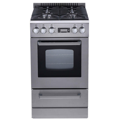 AVANTI DGR20P3S Avanti ELITE Series 20" Gas Range Oven in Stainless Steel - DGR20P3S