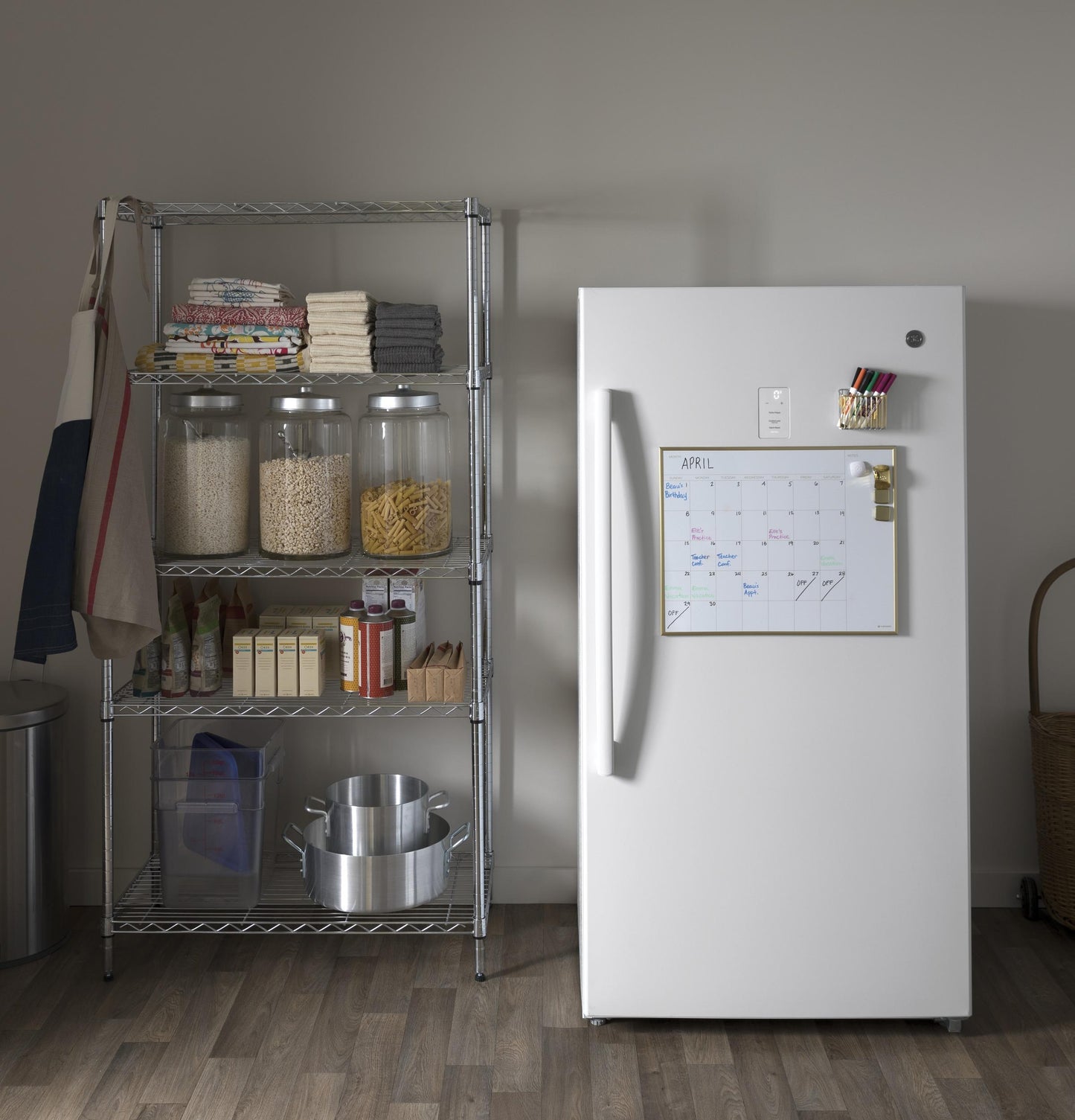 GE APPLIANCES 17.3 Cu. Ft. Frost-Free Garage Ready Upright Freezer White - FUF17SMRWW