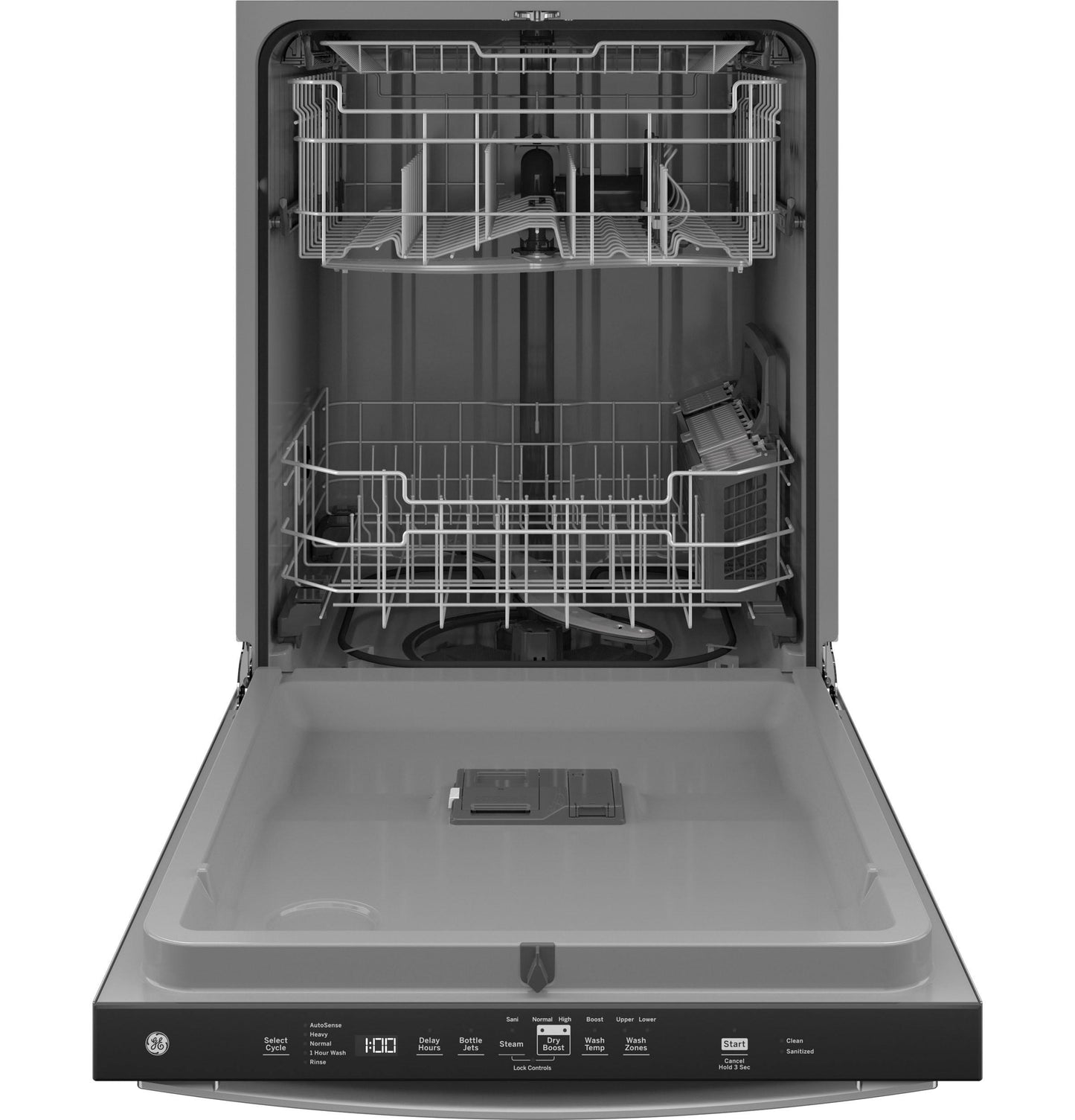 GE APPLIANCES GDT630PYRFS GE® ENERGY STAR® Top Control with Plastic Interior Dishwasher with Sanitize Cycle & Dry Boost in Stainless Steel - GDT630PYRFS