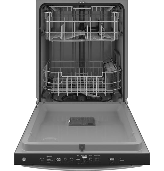 GE APPLIANCES GDT630PYRFS GE® ENERGY STAR® Top Control with Plastic Interior Dishwasher with Sanitize Cycle & Dry Boost in Stainless Steel - GDT630PYRFS