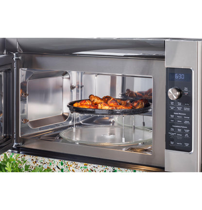 CAFE  1.7 Cu. Ft. Convection Over-the-Range Microwave Oven Black - CVM517P3RD1