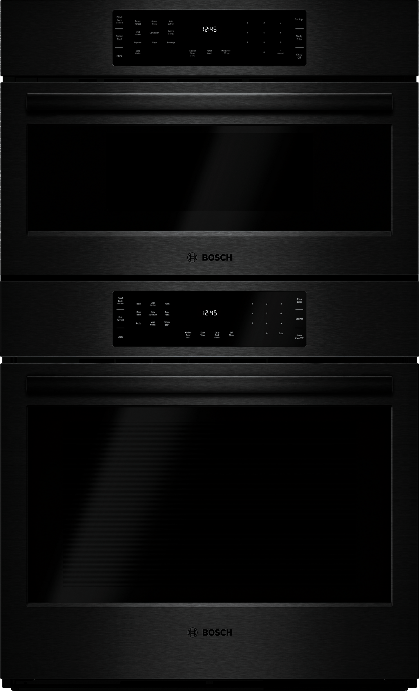 BOSCH HBL8743UC 800 Series, Combination Oven, 30'' Black in Stainless Steel - HBL8743UC