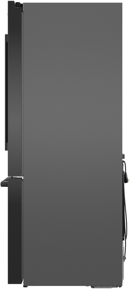 BOSCH B36CD52SNB 500 Series, French Door Bottom freezer, multi door, 36'', Black inox-antifingerprint, Total No Frost Black in Stainless Steel - B36CD52SNB