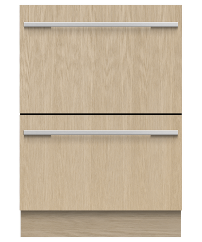 FISHER & PAYKEL DD24DI9N Series 9 Integrated Double DishDrawer Dishwasher Custom Panel Ready - DD24DI9N