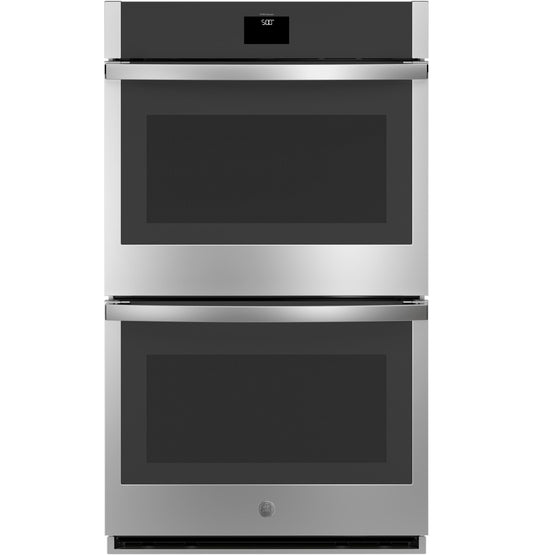 GE APPLIANCES JTD5000SVSS GE® 30" Smart Built-In Self-Clean Convection Double Wall Oven with No Preheat Air Fry in Stainless Steel - JTD5000SVSS
