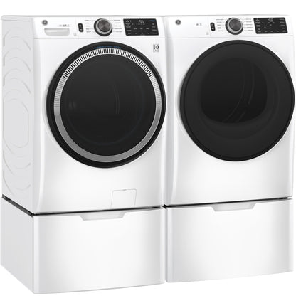 GE APPLIANCES GFW550SSNWW GE® ENERGY STAR 4.8 cu. ft. Capacity Smart Front Load  Washer with UltraFresh Vent System with OdorBlock™ and Sanitize w/Oxi White - GFW550SSNWW