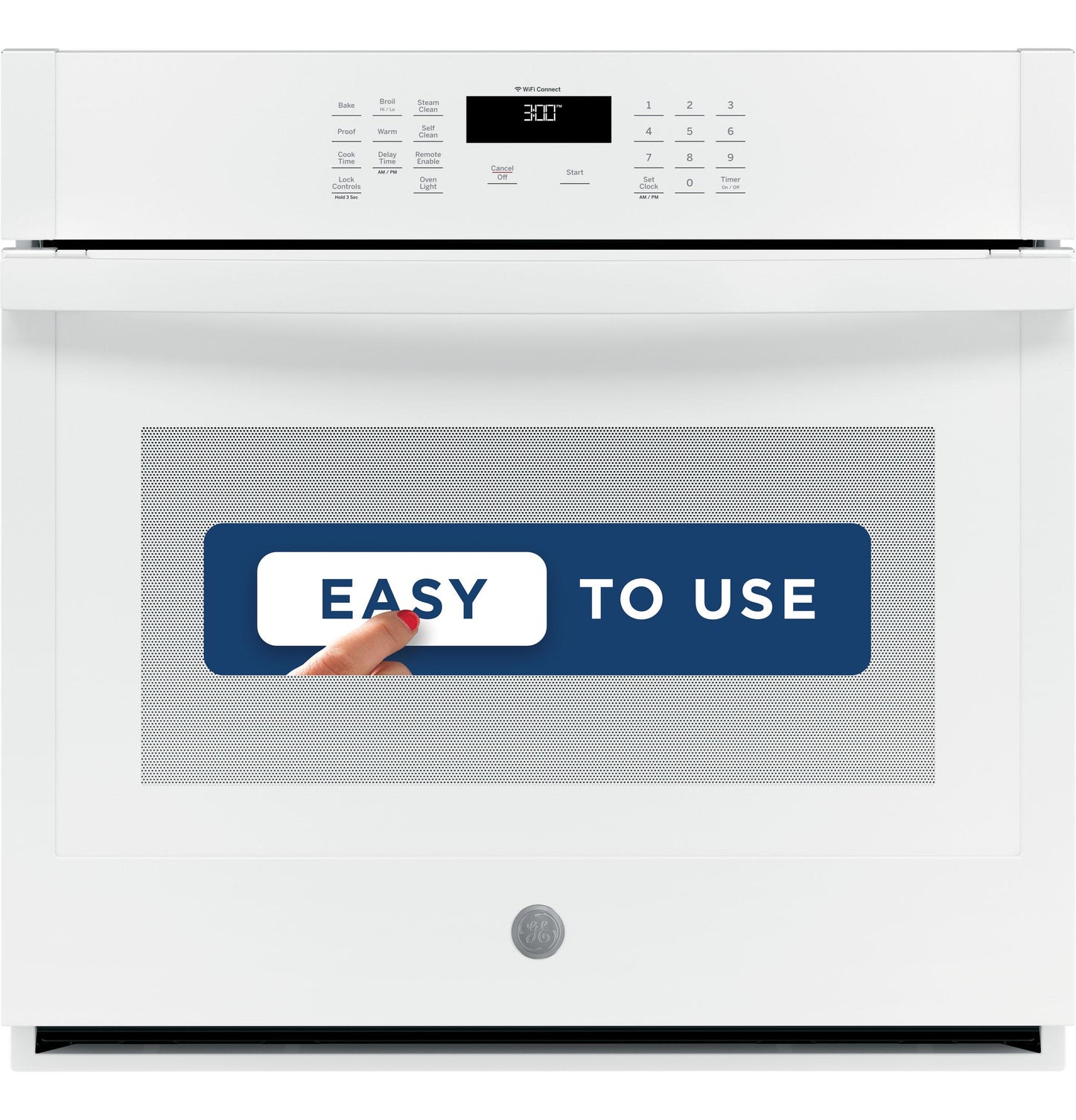 GE APPLIANCES 30" Smart Built-In Self-Clean Single Wall Oven White - JTS3000DNWW